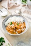 Easy paneer curry with warm basmati rice
